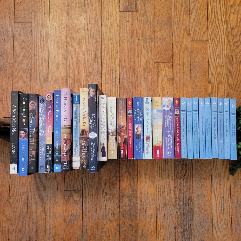 31 Amish Fiction Book Lot Brunstetter Woodsmall Fuller Fisher Christian Romance